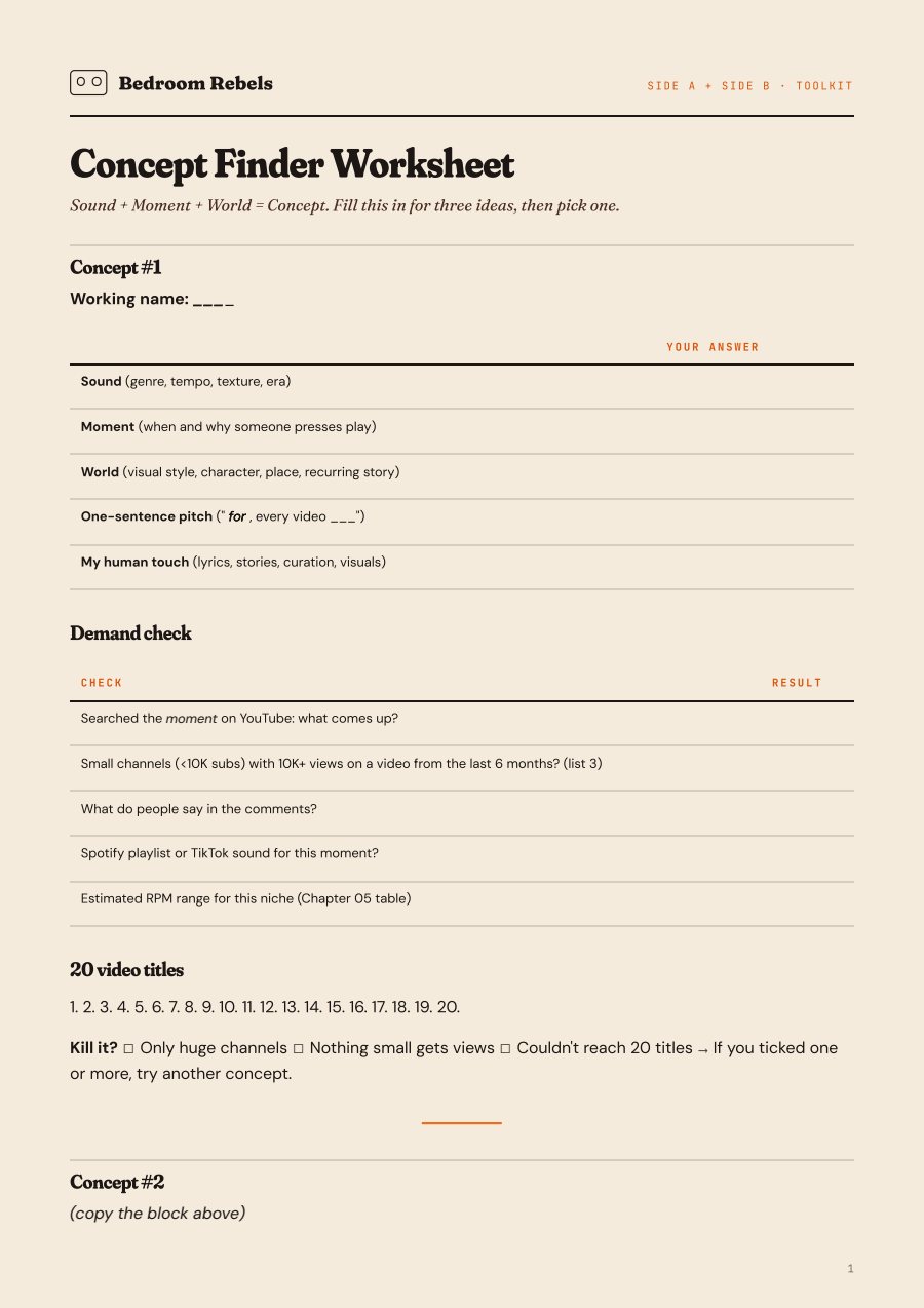 Concept Finder Worksheet